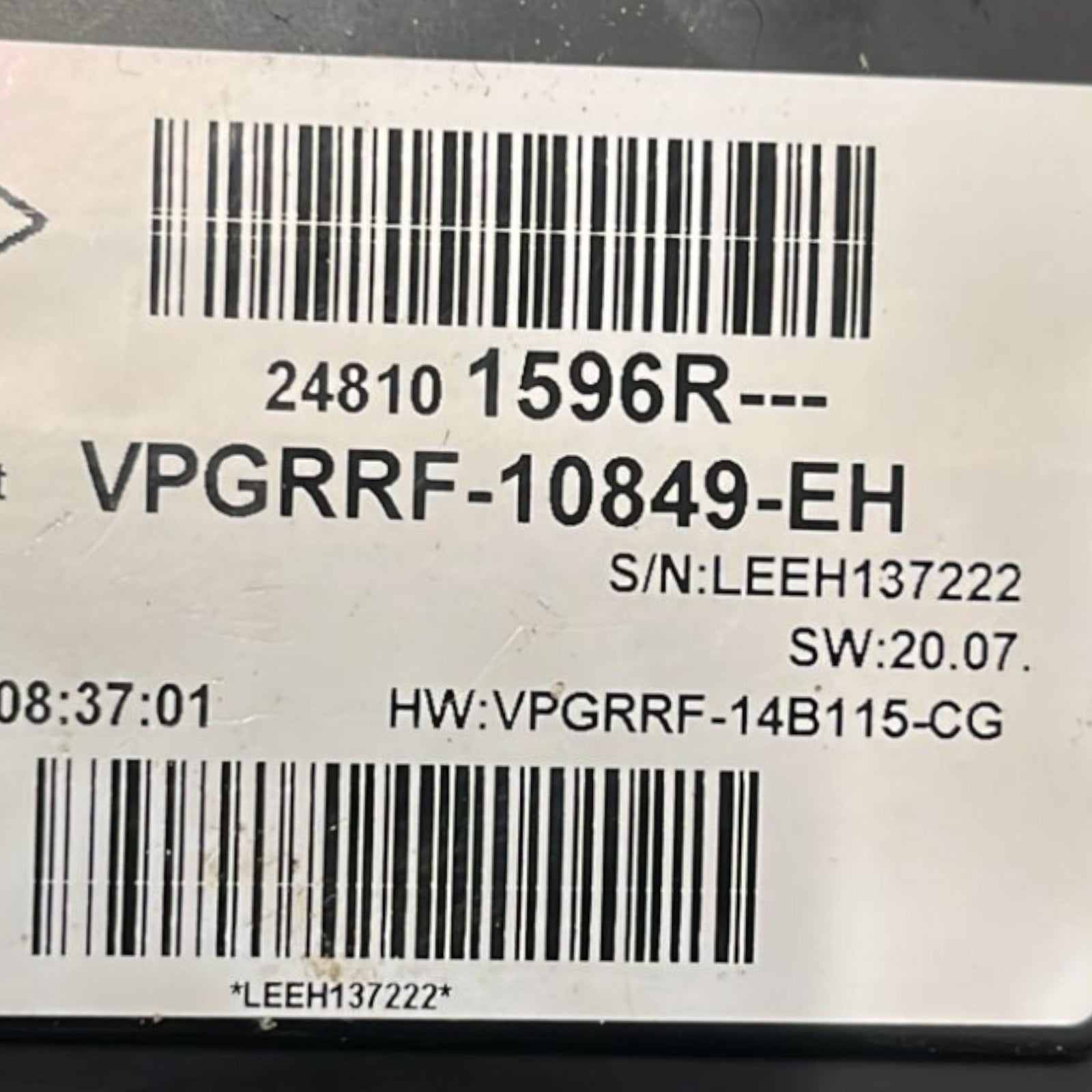 Tachimetro / Conta Chilometri Renault Clio IV cod:248101596R (2012 >2019) - F&P CRASH SRLS - Ricambi Usati