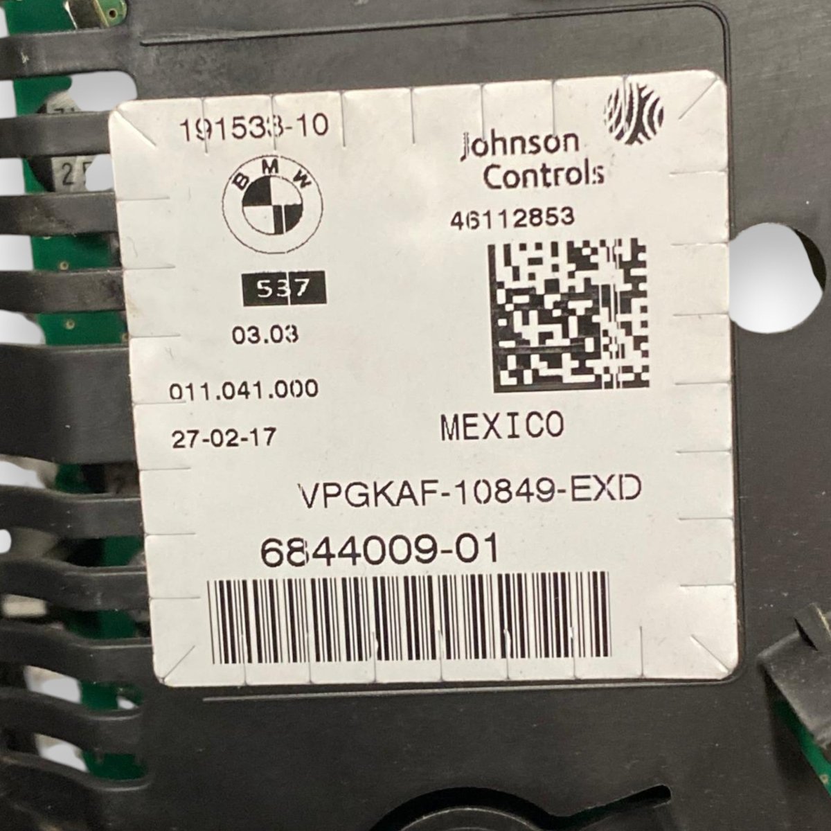 Speedometer / odometer Bmw X5 F15 3.0 Diesel (2013 - 2018) Code: 6844009 - 01 - F&P CRASH SRLS - Used Parts