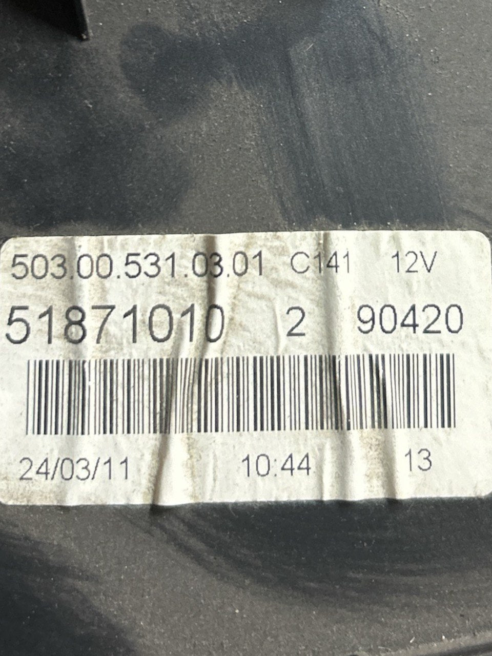 Tachimetro / Contachilometri Fiat Panda (169) 1.2 Benzina (2003 > 2011) cod.51871010 - F&P CRASH SRLS - Ricambi Usati