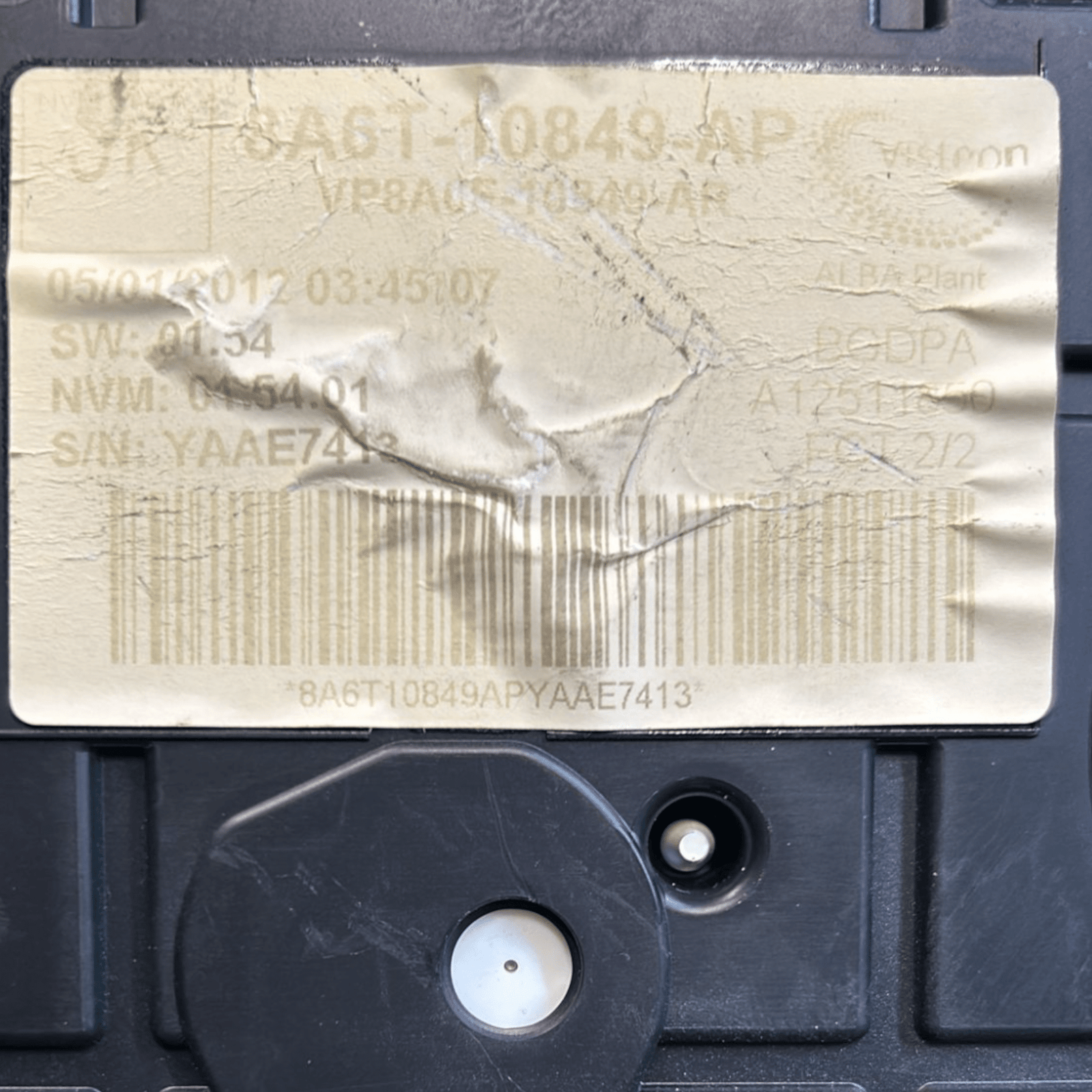 Speedometer / Odometer Ford Fiesta VI 1.2 Petrol (2008 > 2017) code:8A6T - 10849 - AP - F&P CRASH SRLS - Used Parts