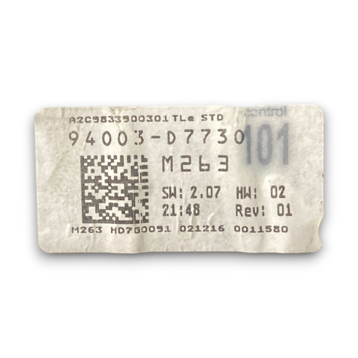 Tachimetro / contachilometri hyundsai tucson cod . 94003 - d7730 1.7 diesel (2015 > 2020) - F&P CRASH SRL - Ricambi Usati