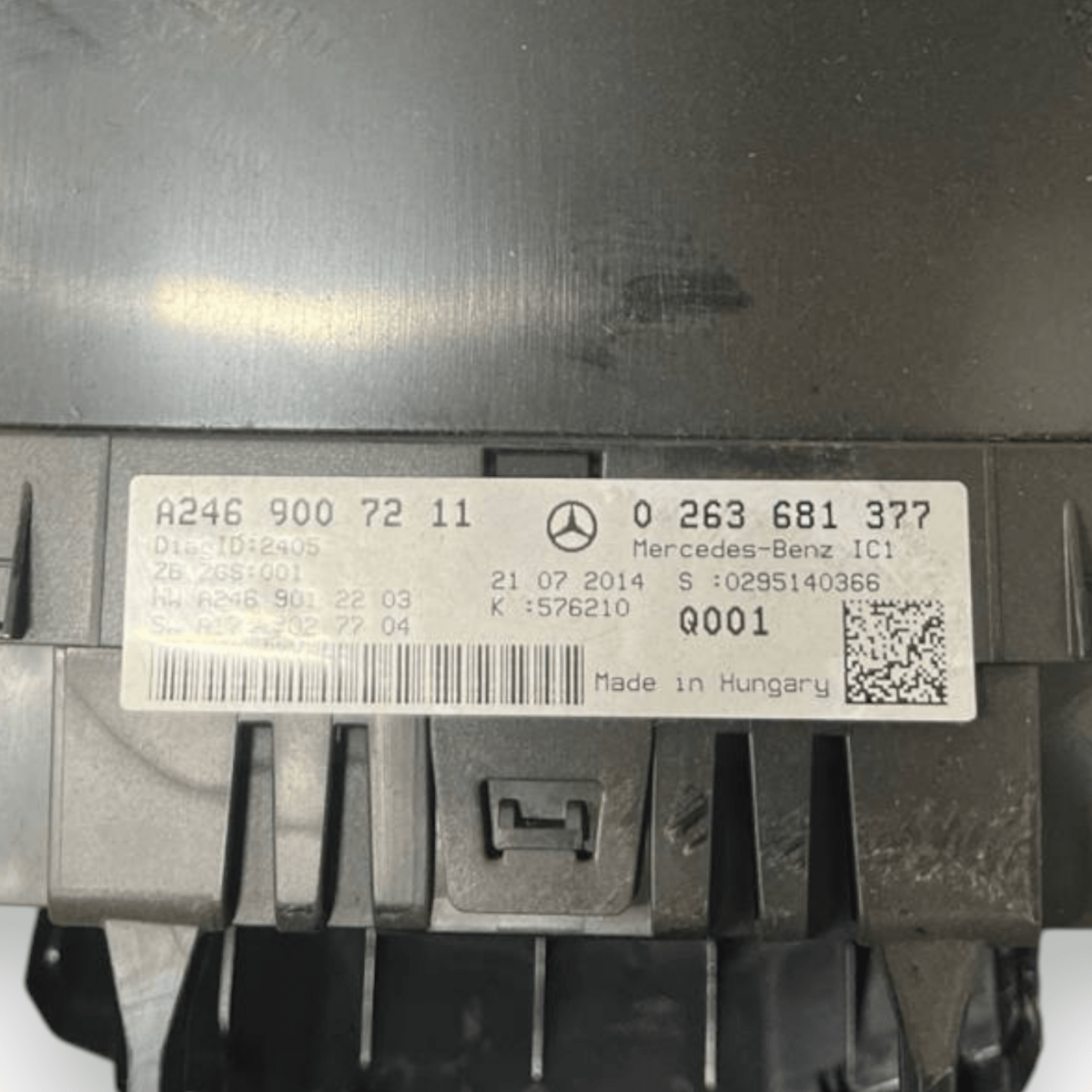 Speedometer / Odometer Mercedes - Benz Class B W 246 (2011 to 2018) code: 0263681377 - F&P CRASH SRLS - Used Parts