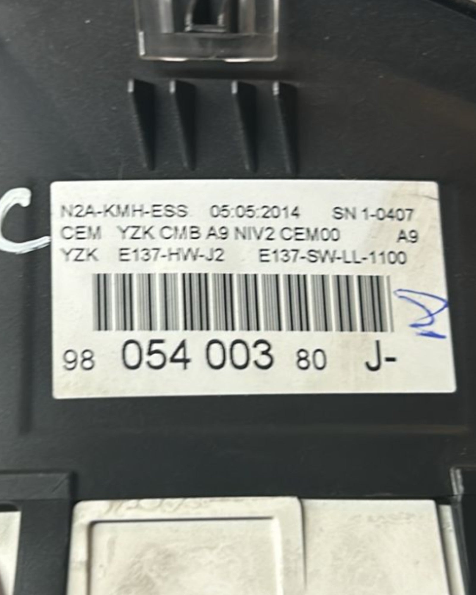Speedometer / Odometer Peugeot 208 I 1.0 Petrol code.9805400380 (2012 > 2019) - F&P CRASH SRLS - Used Parts