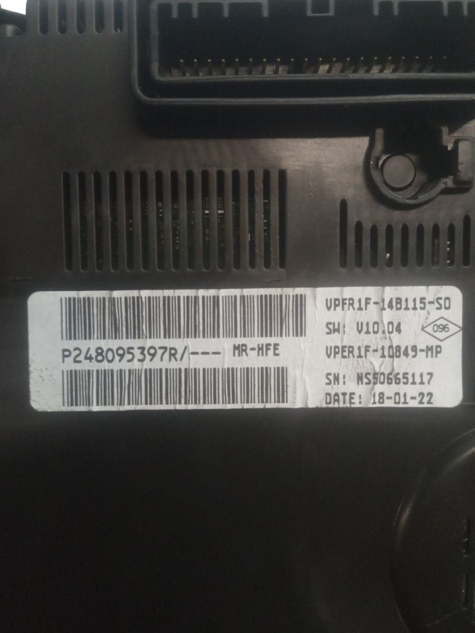 Speedometer / Odometer / Instrument Panel Renault Kadjar 1.5 Diesel (2018) cod: P248095397R - F&P CRASH SRLS - Used Parts
