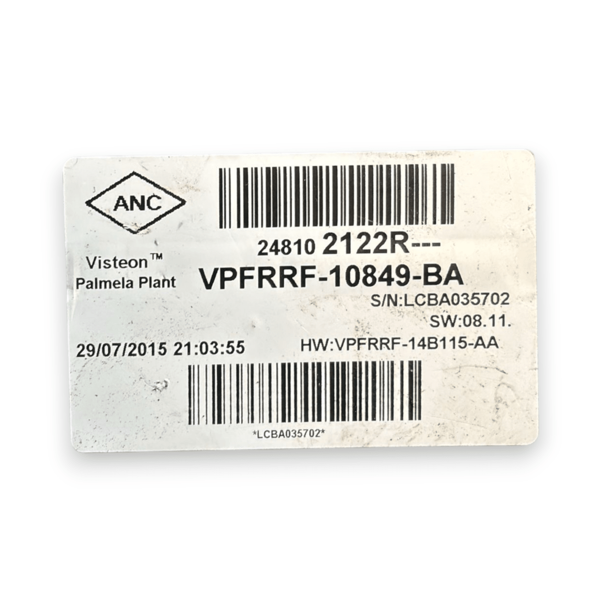 Tachimetro / contachilometri renault IV 1.5 diesel cod:248102122r (2012 - 2021) - F&P CRASH SRL - Ricambi Usati