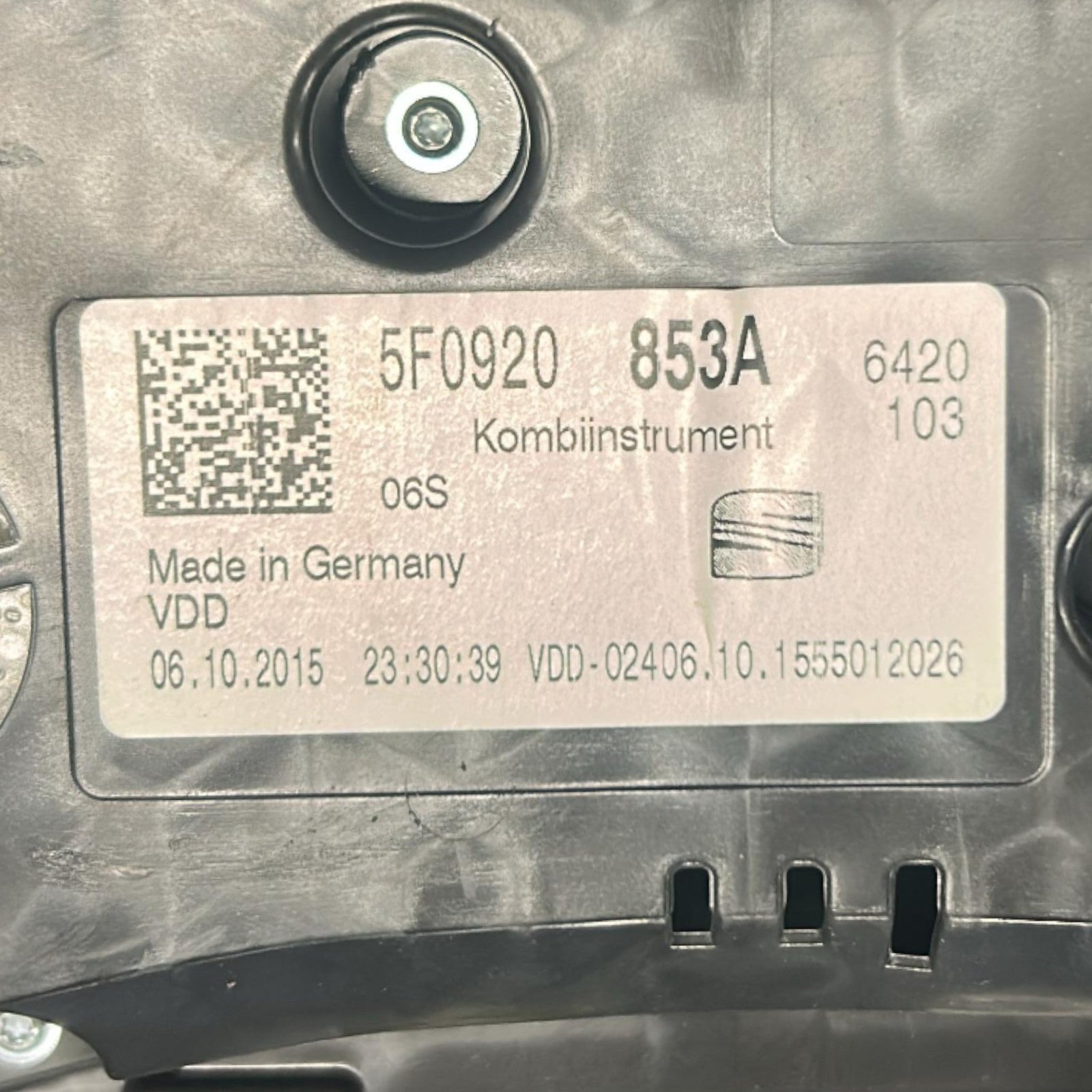Speedometer / Odometer Seat Leon III cod.5F0920853A 2.0 Diesel (2013 > 2019) - F&P CRASH SRLS - Used Parts