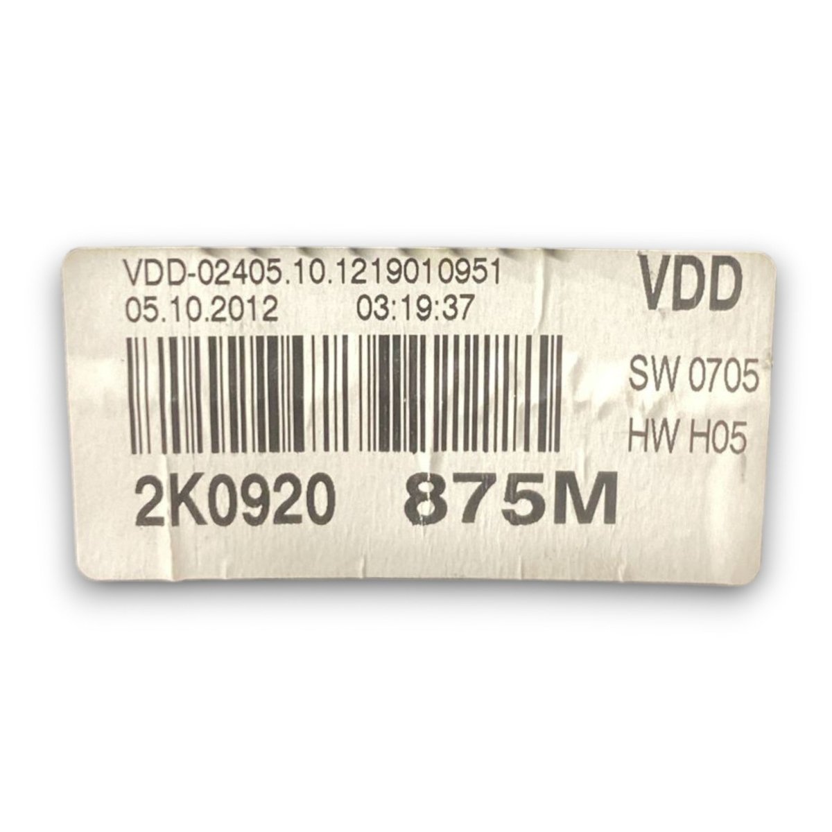 Tachimetro / contachilometri volkswagen caddy III cod . 2k0920875m 2.0 diesel (2004 > 2021) - F&P CRASH SRL - Ricambi Usati
