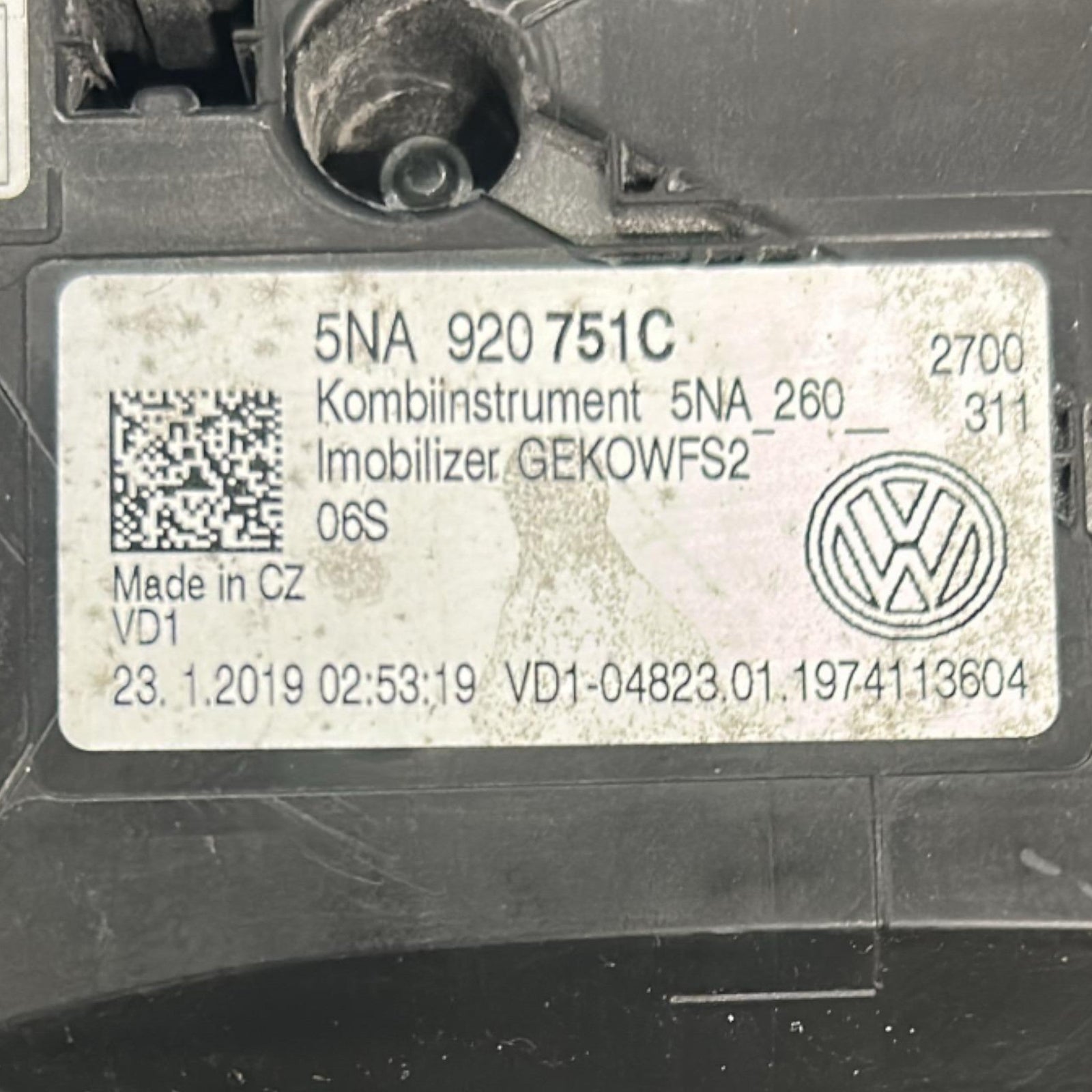 Tachimetro / Contachilometri Volkswagen Tiguan (AD) cod.5NA920751C 2.0 Diesel (2016 > 2024) - F&P CRASH SRLS - Ricambi Usati