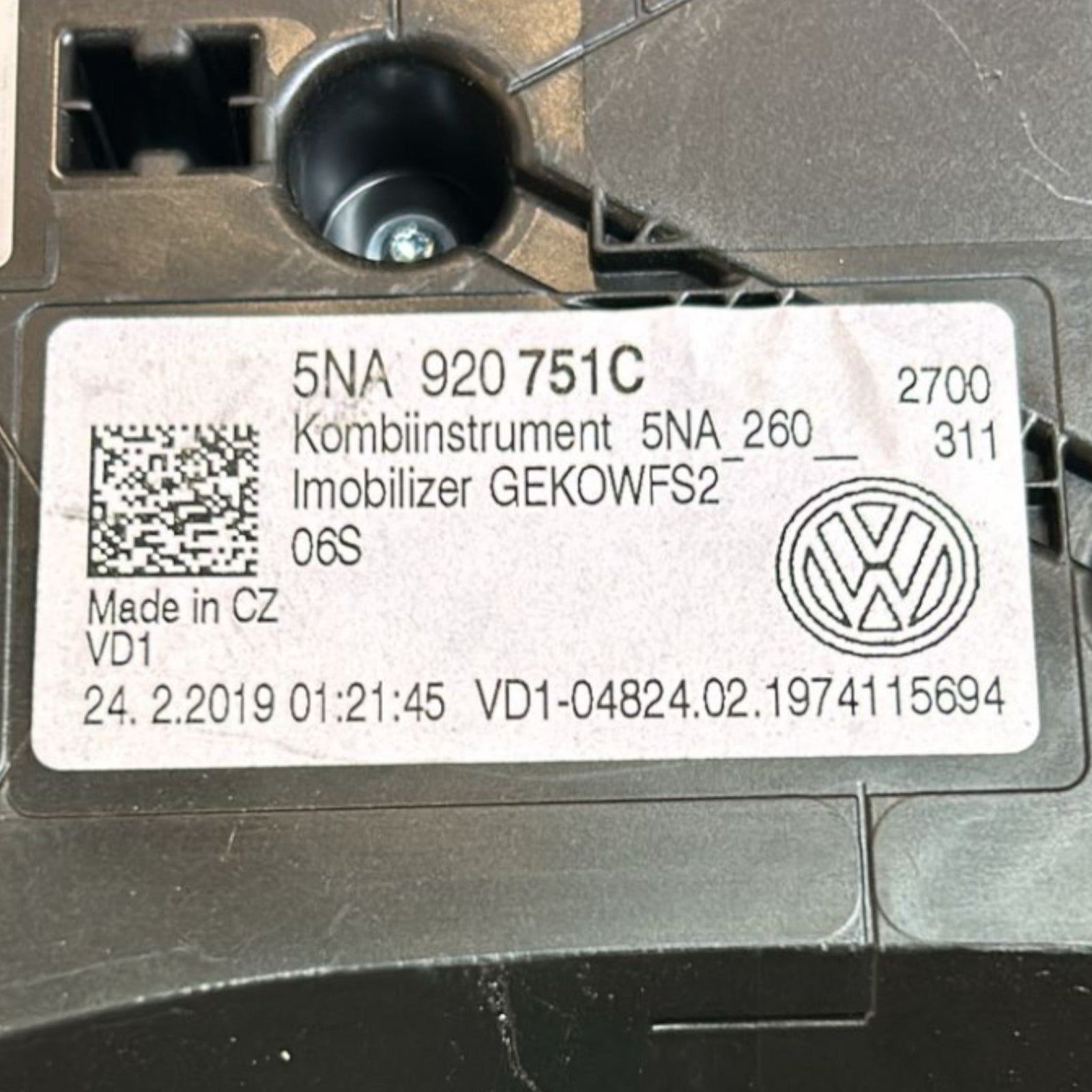 Speedometer / Odometer Volkswagen Tiguan (AD1) 2.0 Diesel cod.5NA920751C (2016 > 2024) - F&P CRASH SRLS - Used Parts