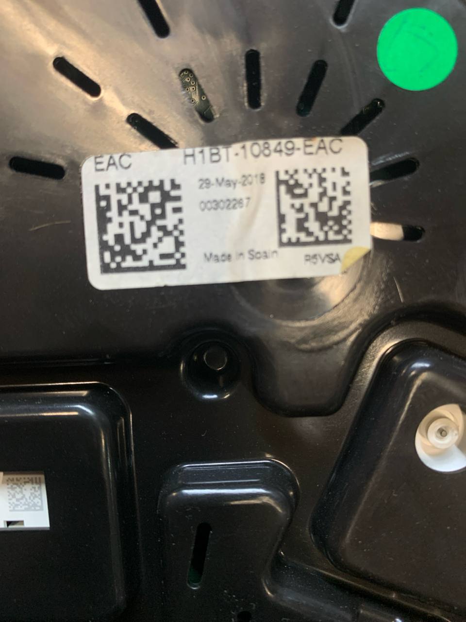 Speedometer Instrument Panel Mileage Counter Ford Fiesta VII 1.0 Turbo Petrol (2018) code.H1BT - 10849 - F&P CRASH SRLS - Used Parts
