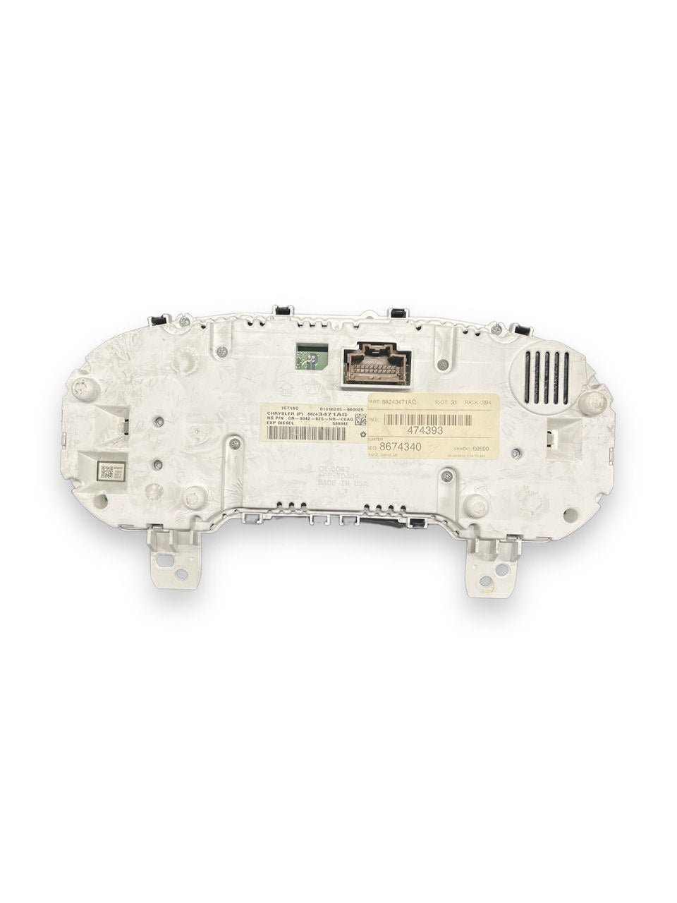 Speedometer / Instrument Panel / Odometer Jeep Grand Cherokee WK2 3.0 Diesel (2010 to 2021) code: 68243471AG - F&P CRASH SRLS - Used Parts