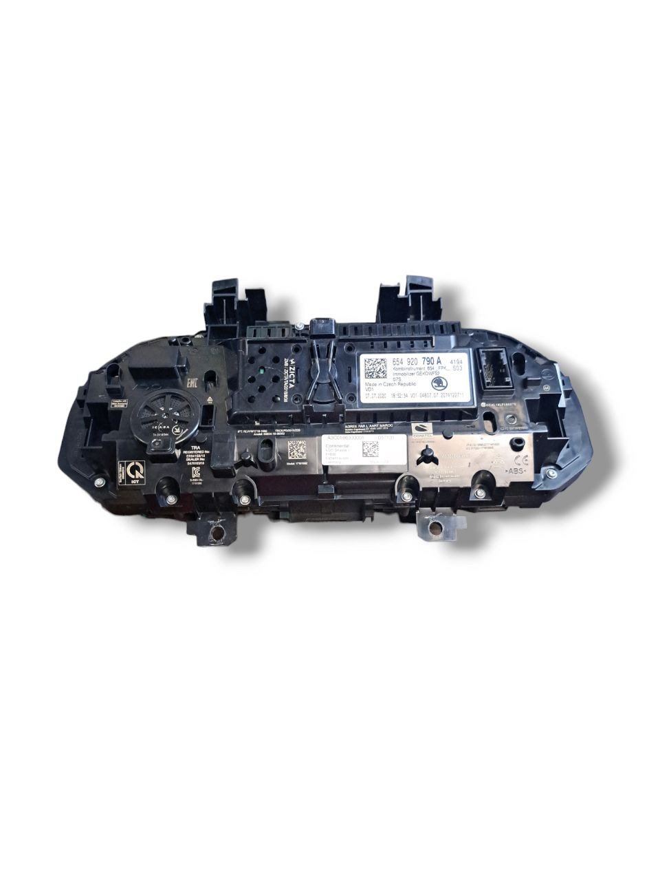 Tachometer Instrument Panel Virtual Digital Speedometer Cookpit Skoda Kamiq 1.0 Petrol (2018>) COD:654920790A - F&P CRASH SRLS - Used Parts