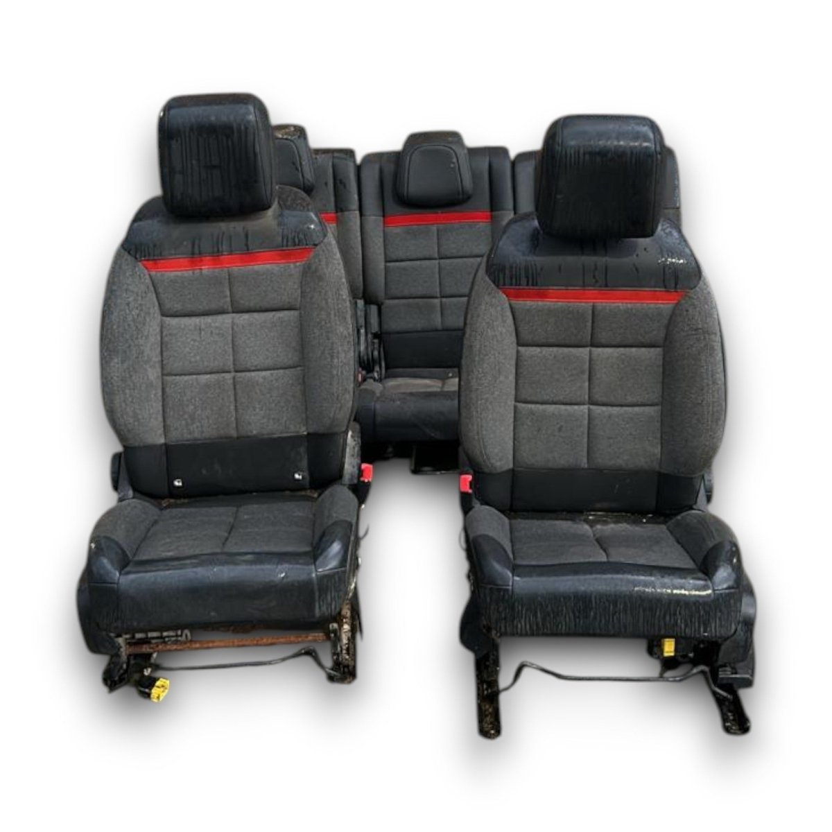 Tappezzeria / sedili Citroen C5 Aircross (2017 > 2025) in stoffa neri e grigi - F&P CRASH SRL - Ricambi Usati