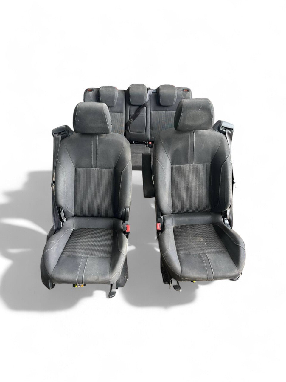 Tappezzeria / sedili completa in stoffa neri Ford B - Max (2012 - 2018) - F&P CRASH SRLS - Ricambi Usati