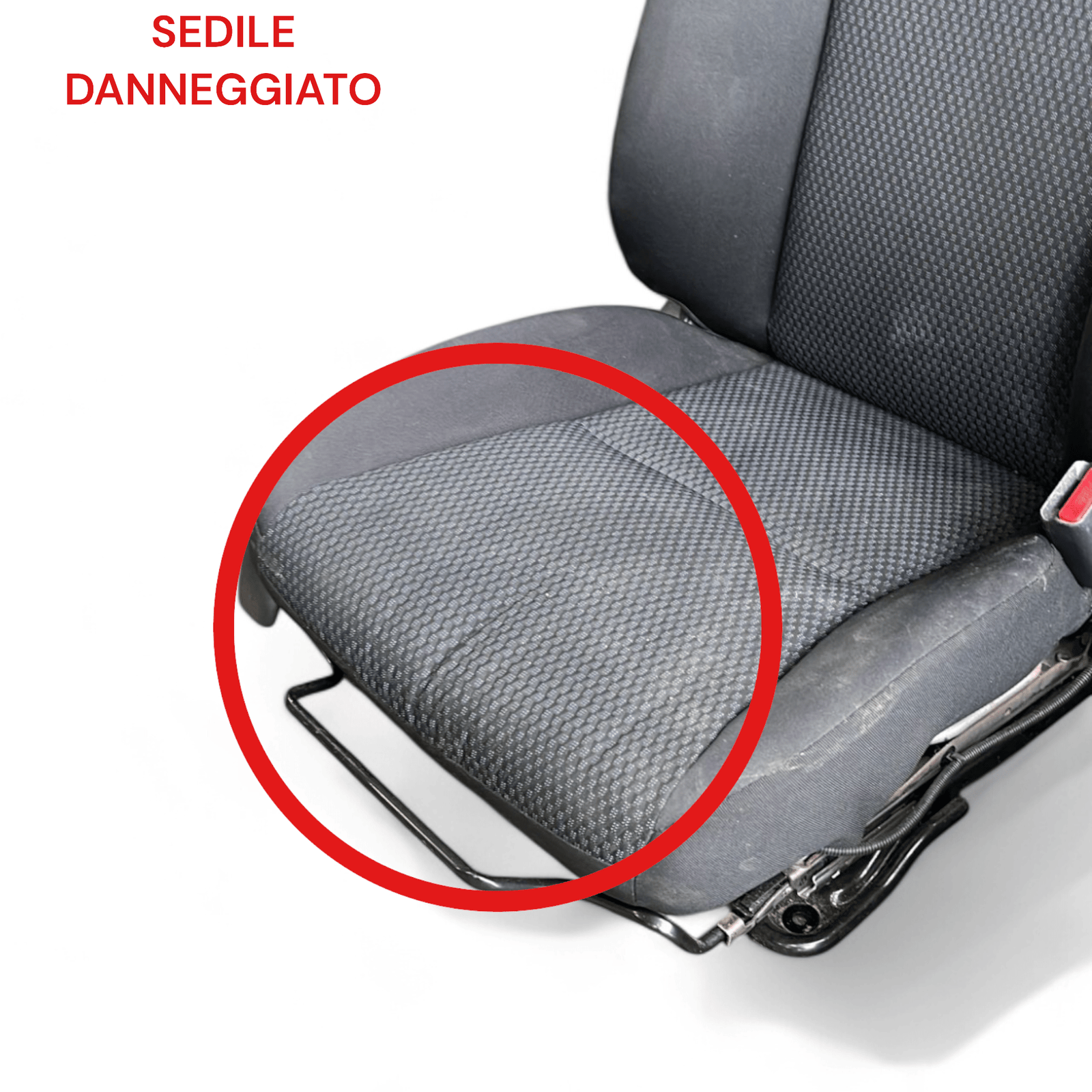 Tappezzeria / sedili completi in stoffa grigio e nero Kia Sportage SL (2010 - 2016) - F&P CRASH SRLS - Ricambi Usati