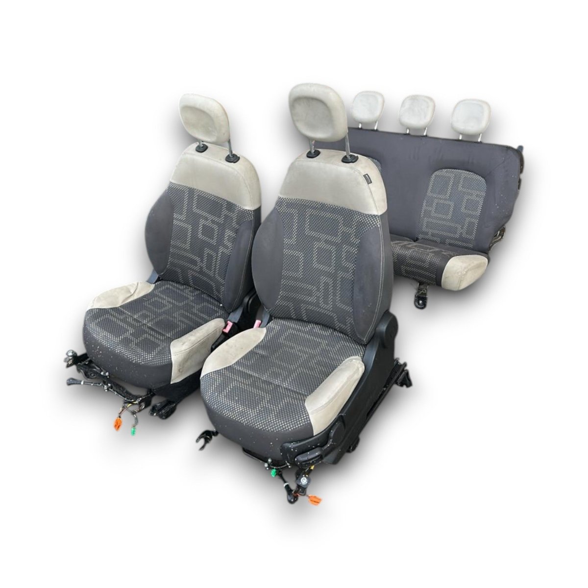Tappezzeria / sedili Fiat Panda (312) (2012 > ) in stoffa neri e beige - F&P CRASH SRL - Ricambi Usati