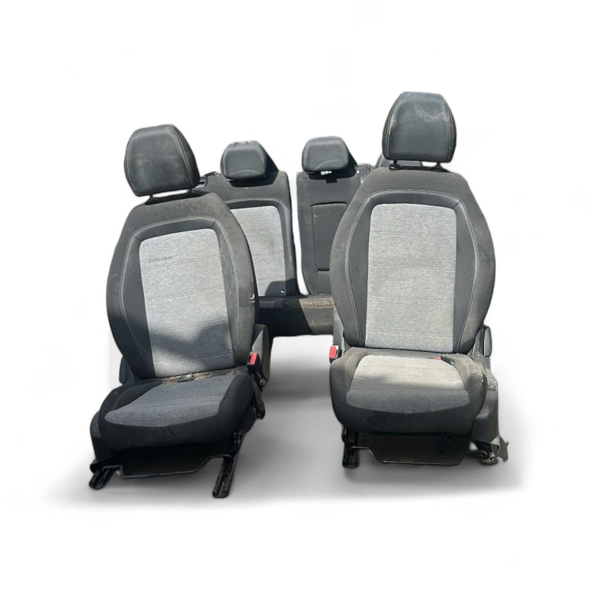 Tappezzeria / sedili Fiat Tipo Cross (2015 > ) in stoffa neri e grigi - F&P CRASH SRLS - Ricambi Usati