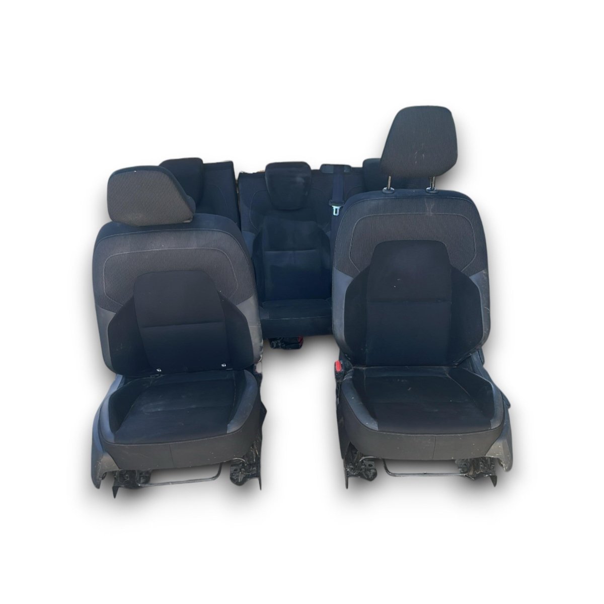 Tappezzeria / Sedili In Pelle e Stoffa Neri e Grigi Renault Kangoo III (2021 > ) - F&P CRASH SRLS - Ricambi Usati