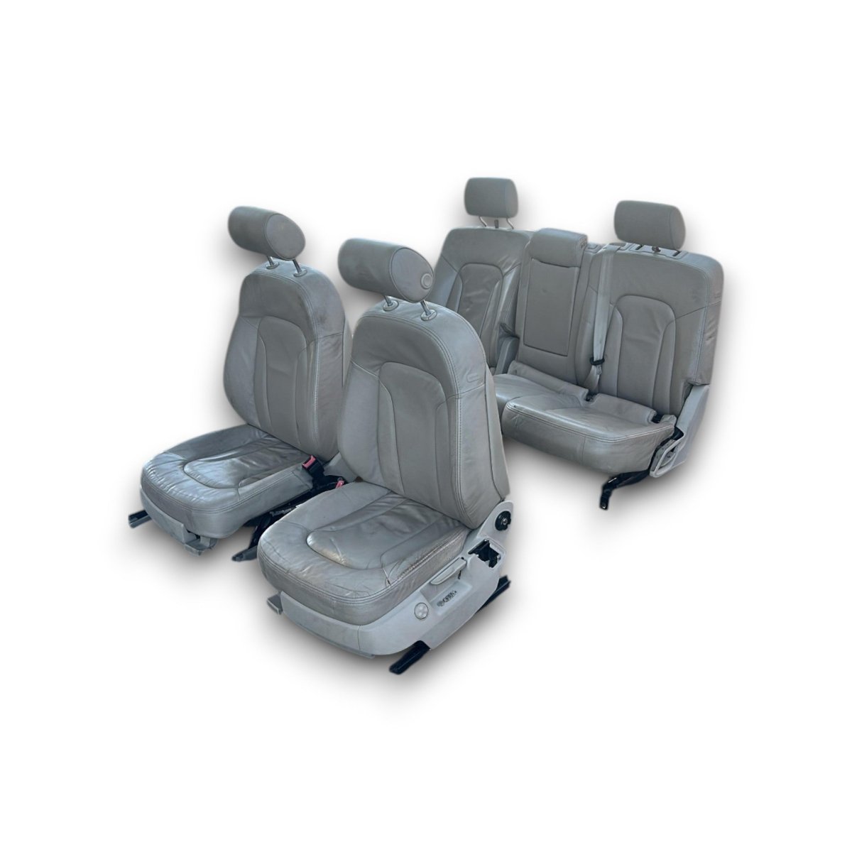 Tappezzeria / sedili in pelle grigia Audi Q7 (4L) (2005 > 2015) - F&P CRASH SRLS - Ricambi Usati