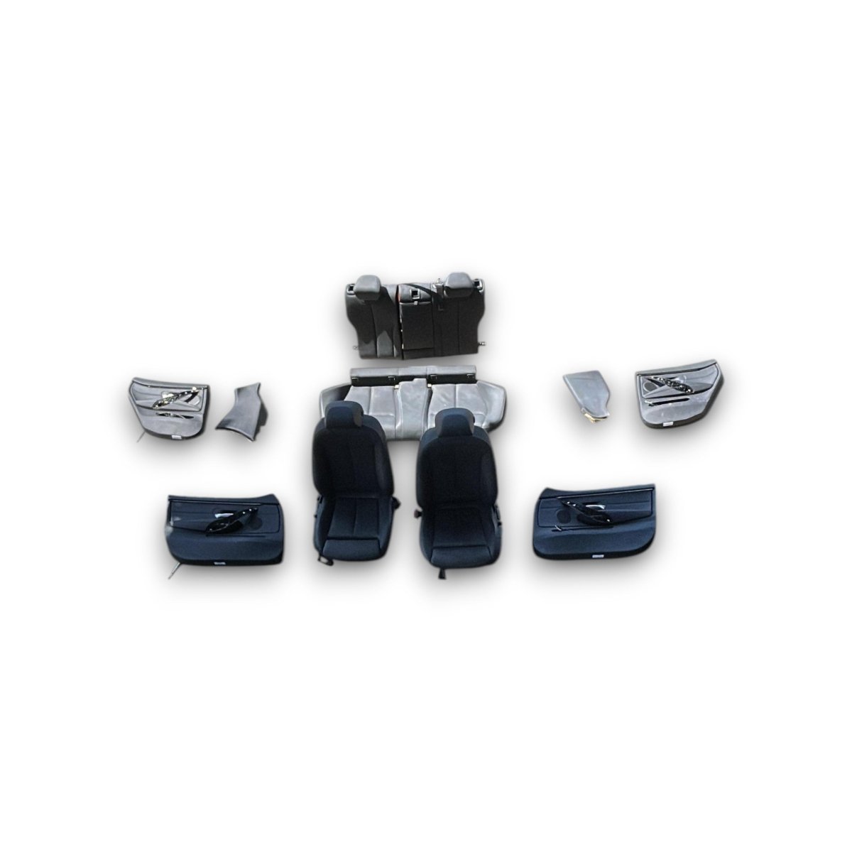 Tappezzeria / Sedili In Pelle Neri BMW Serie 4 Gran Coupè (F36) (MSport) (2013 > 2020) + Pannelli Porta - F&P CRASH SRLS - Ricambi Usati