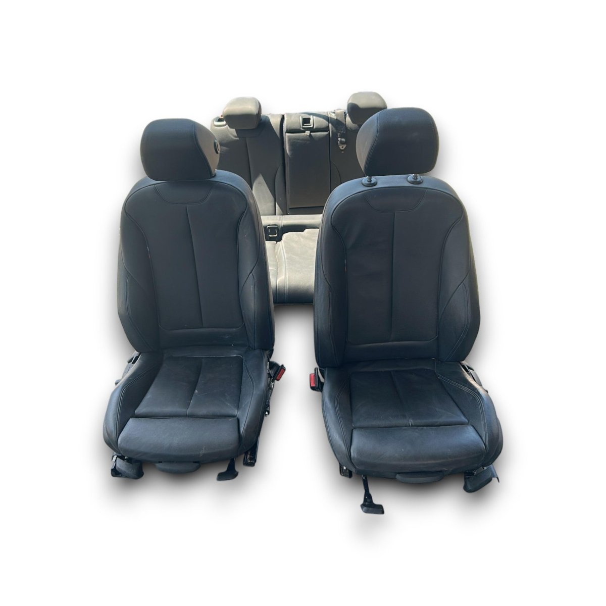 Tappezzeria / Sedili In Pelle Neri BMW Serie 4 Gran Coupè (F36) (MSport) (2013 > 2020) + Pannelli Porta - F&P CRASH SRLS - Ricambi Usati