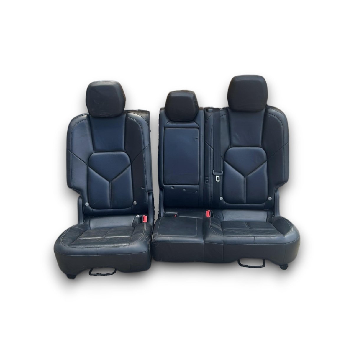 Tappezzeria / sedili in pelle neri Porsche Cayenne (92A) (2010 > 2017) - F&P CRASH SRLS - Ricambi Usati