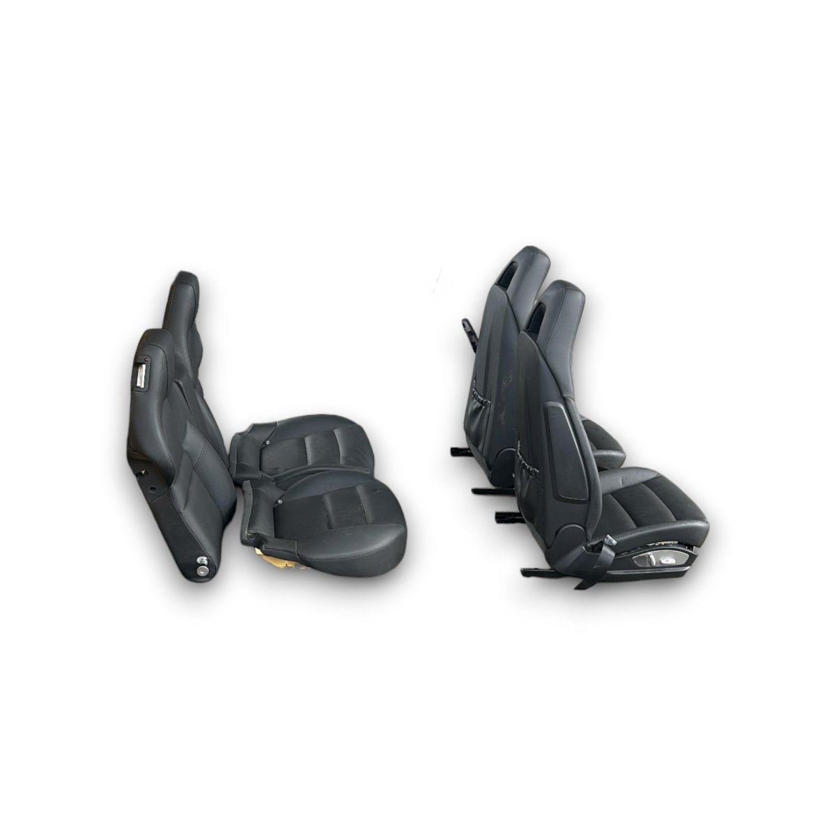 Tappezzeria / Sedili In Pelle Neri Porsche Panamera I (970 - 2009 > 2016) - F&P CRASH SRLS - Ricambi Usati