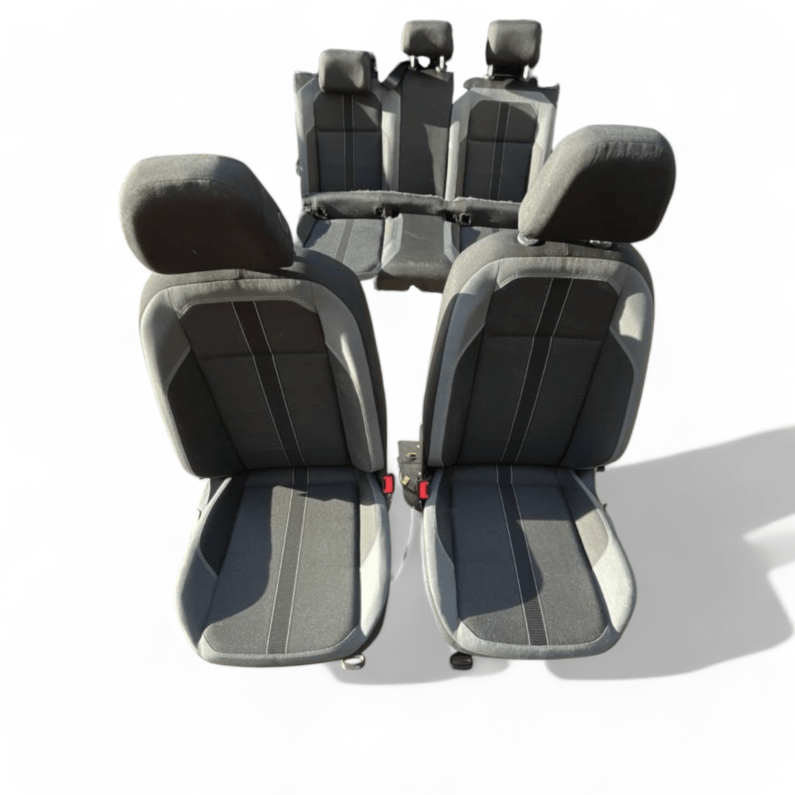 Tappezzeria / sedili in stoffa grigia Volkswagen T - Cross (2019 - >) - F&P CRASH SRLS - Ricambi Usati