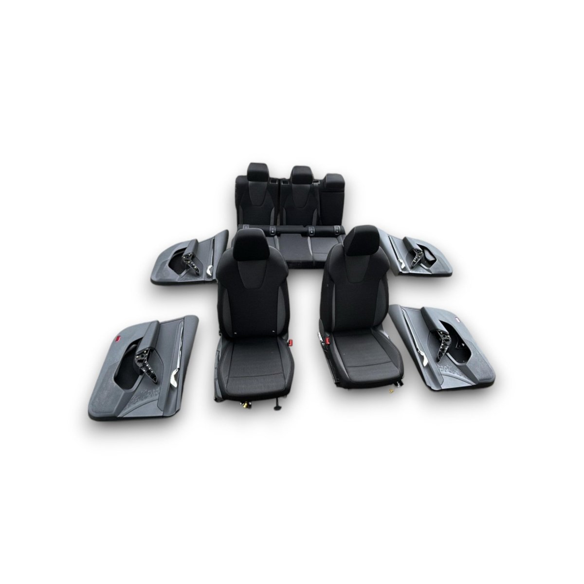 Tappezzeria / Sedili In Stoffa Nera Skoda Octavia IV (NX) Combi / SW (2020 > 2023) - F&P CRASH SRLS - Ricambi Usati