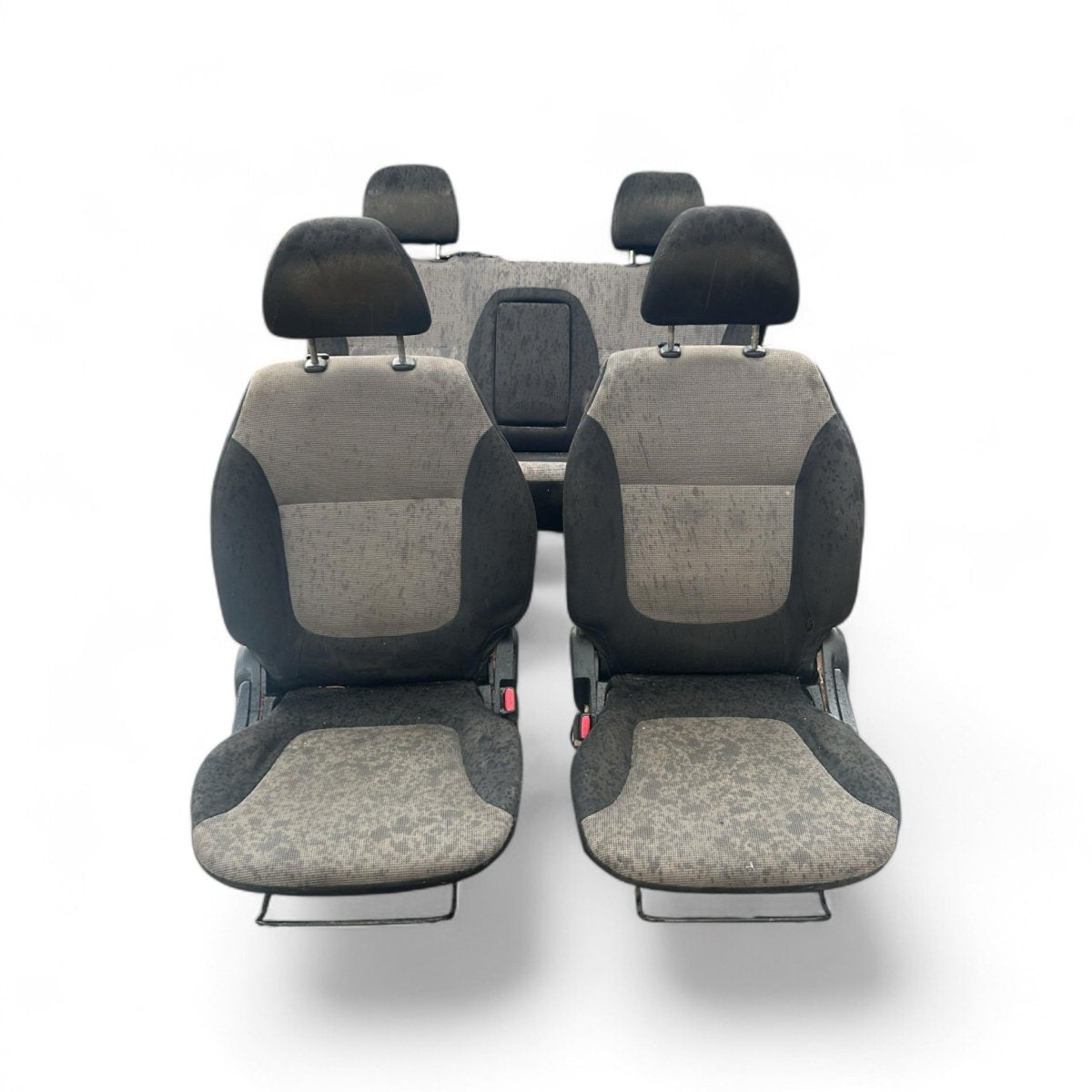 Tappezzeria / sedili in stoffa neri e grigi Mitsubishi L200 (KA / KB) (2006 > 2014) - F&P CRASH SRLS - Ricambi Usati