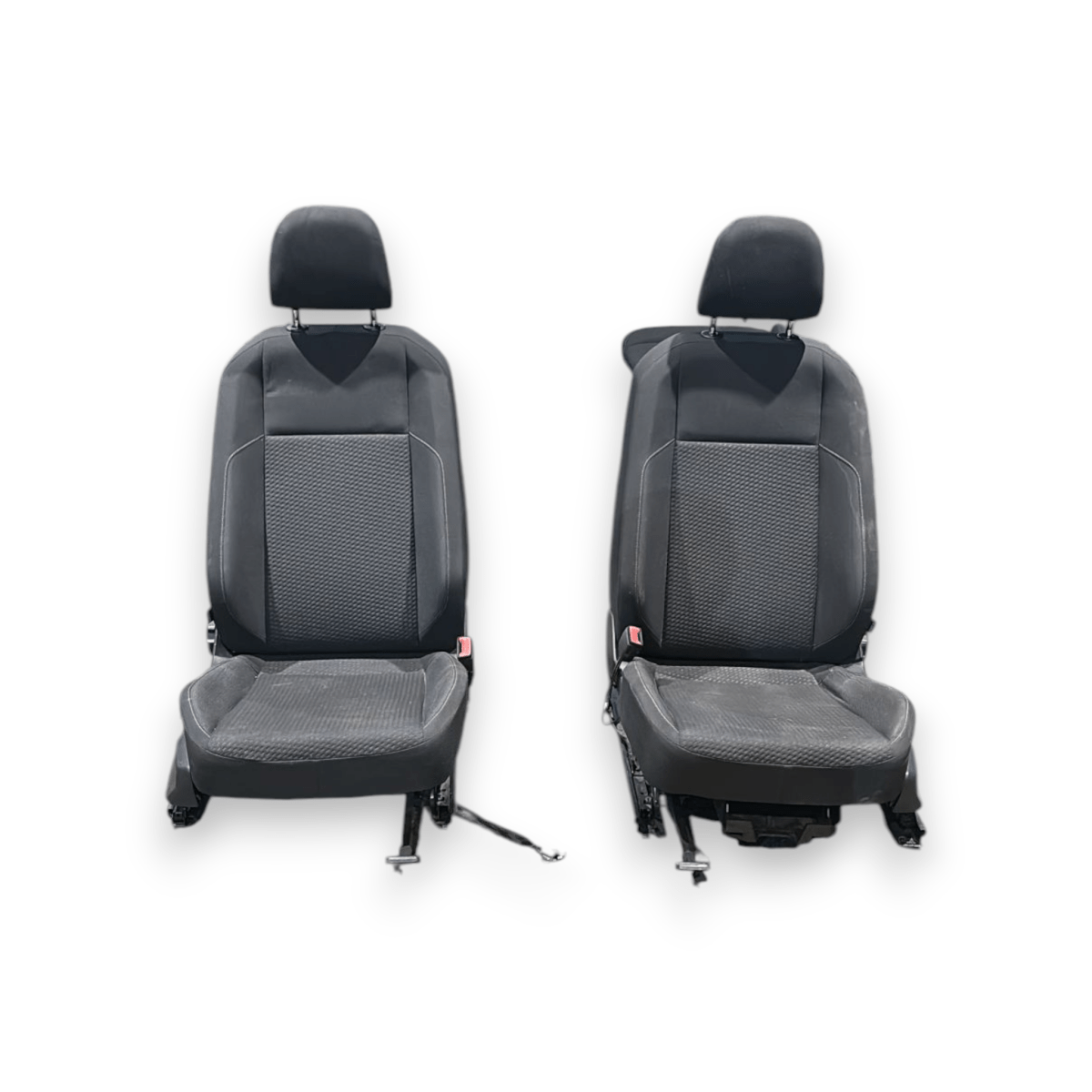 Tappezzeria / sedili in stoffa neri volkswagen polo aw1 (2017 - ) + pannelli porta - F&P CRASH SRL - Ricambi Usati