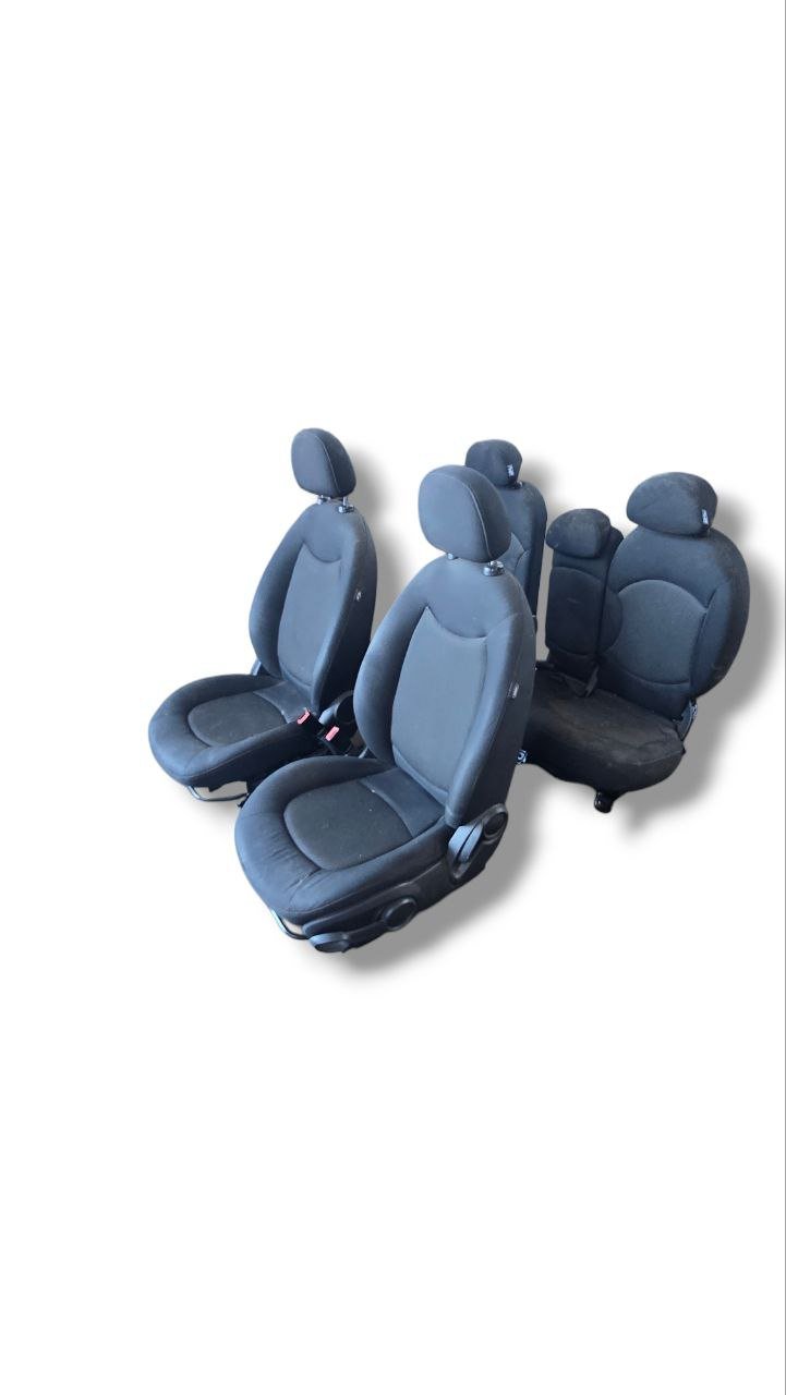 Tappezzeria / Sedili Interni Completi Stoffa Neri Mini Cooper D Countryman R60 ( 2012 ) - F&P CRASH SRLS - Ricambi Usati