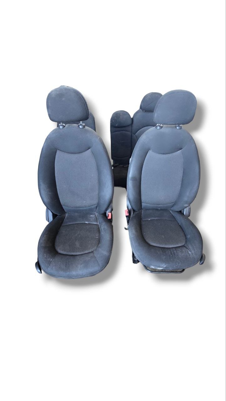 Tappezzeria / Sedili Interni Completi Stoffa Neri Mini Cooper D Countryman R60 ( 2012 ) - F&P CRASH SRLS - Ricambi Usati