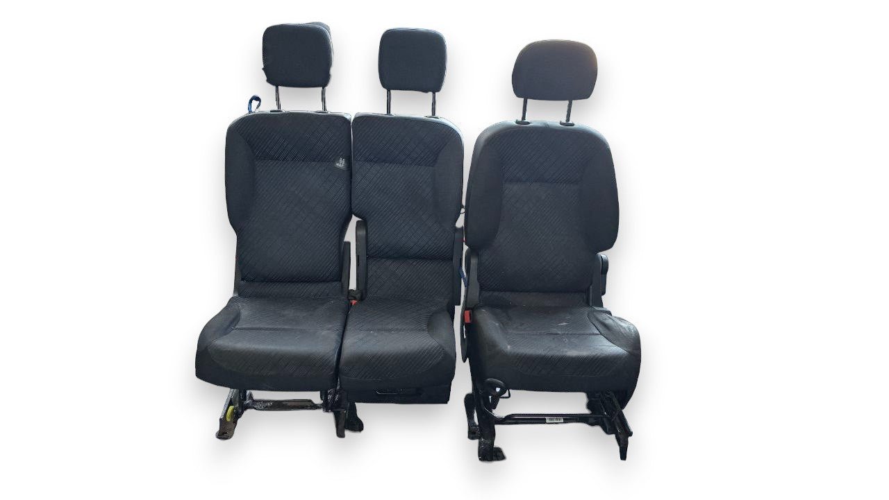 Tappezzeria / Sedili Interni Stoffa Peugeot Partner (2008 - 2018) Neri - F&P CRASH SRLS - Ricambi Usati