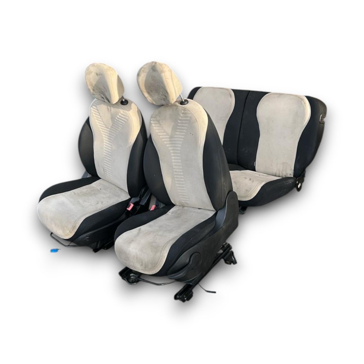 Tappezzeria / sedili Lancia Ypsilon (2011 > 2024) in stoffa nero e beige - F&P CRASH SRL - Ricambi Usati