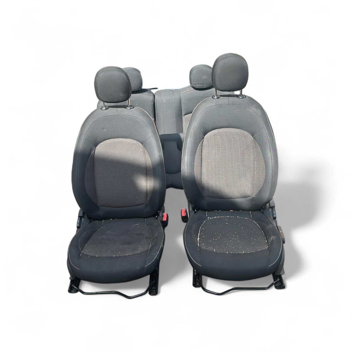 Tappezzeria / sedili Mini Cooper One D (F56) (2014 > ) in stoffa neri e grigi - F&P CRASH SRLS - Ricambi Usati