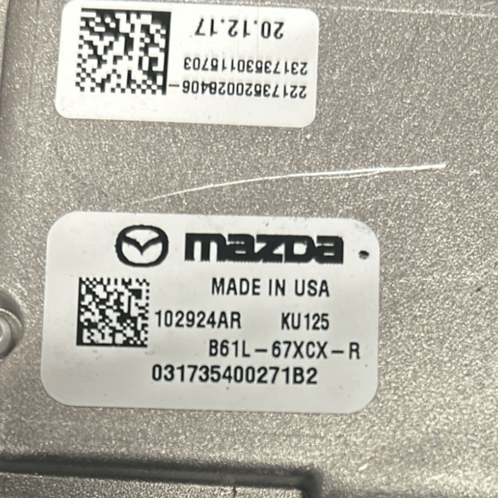 Front camera Mazda CX - 3 code:B61L - 67XCX - R (2015 >) - F&P CRASH SRLS - Used Parts