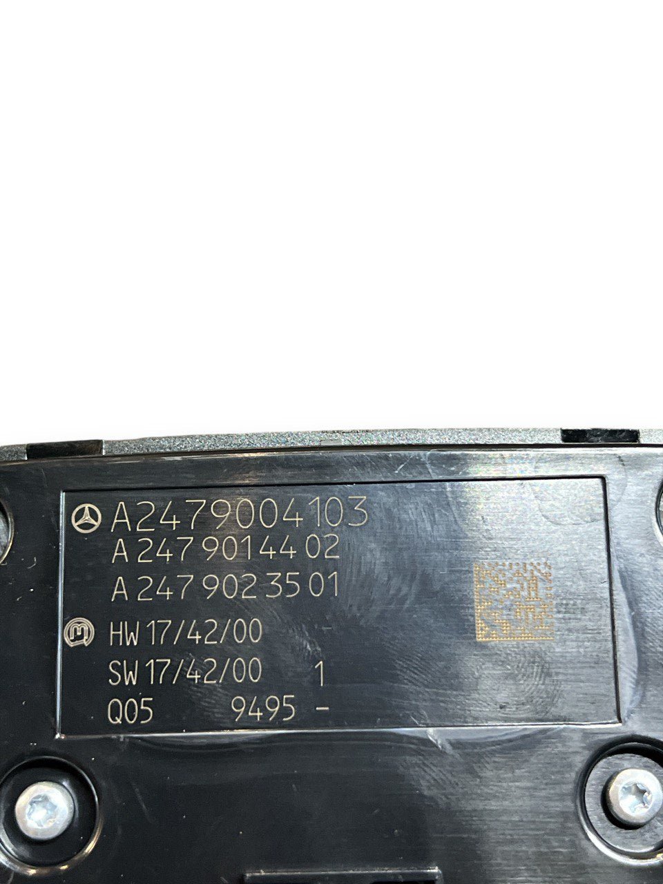 Mercedes - Benz A-Class W177 / 247 (2018>) multifunction touch pad part no. A2479004103 - F&P CRASH SRLS - Used Parts