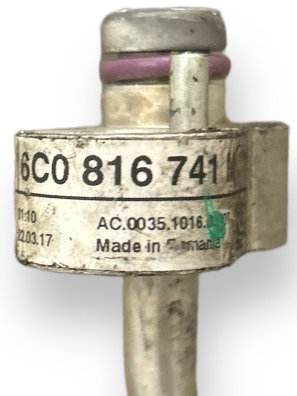 Air Conditioning Pipe Audi A1 (8X) 1.4 Diesel (2010 > 2017) cod.6C0816741M - F&P CRASH SRLS - Used Parts