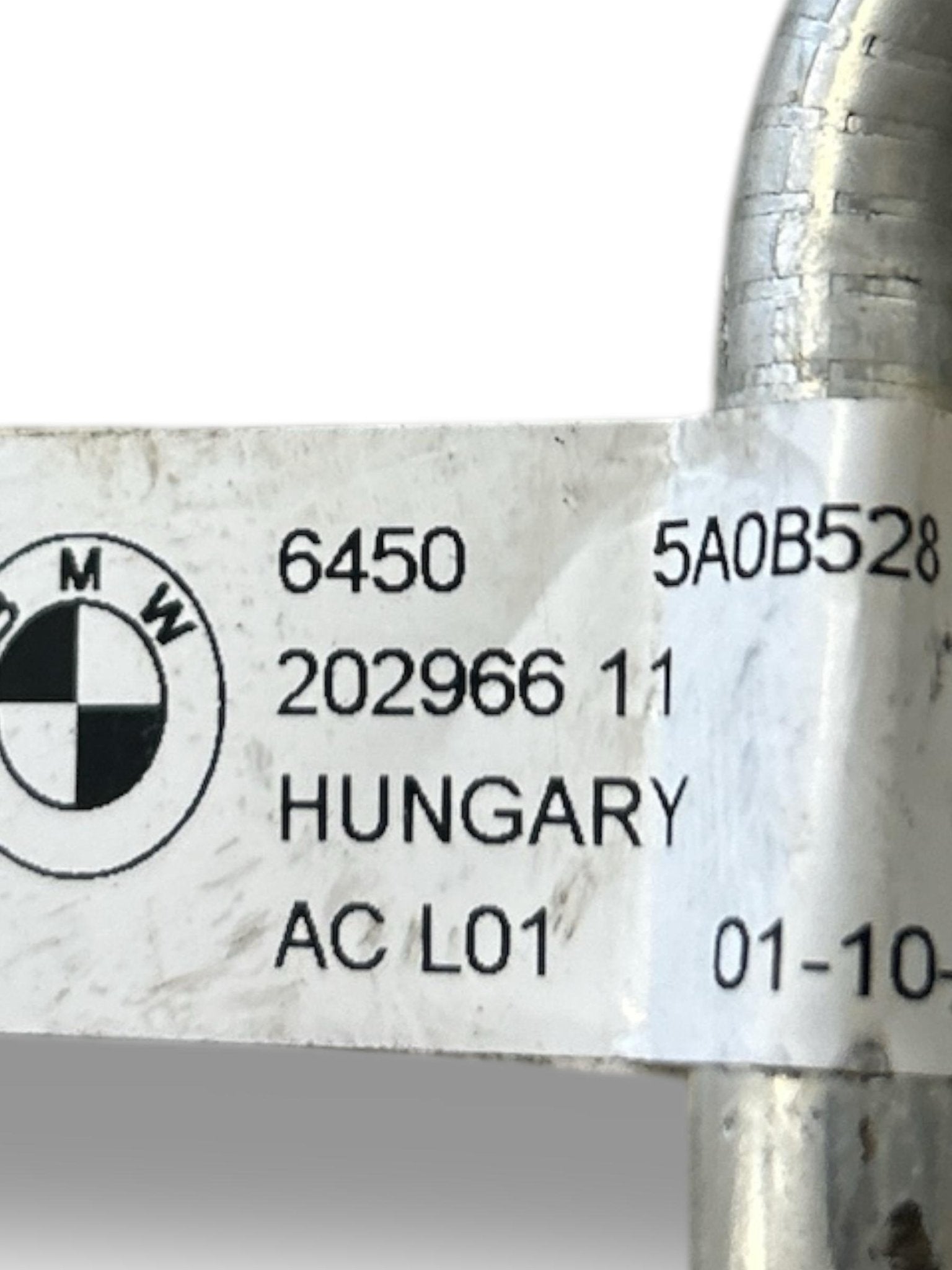 Air Conditioning Tube Bmw Series 2 1.5 Petrol code:5A0B528 / 64505A0B528 (2021 >) - F&P CRASH SRLS - Used Spare Parts