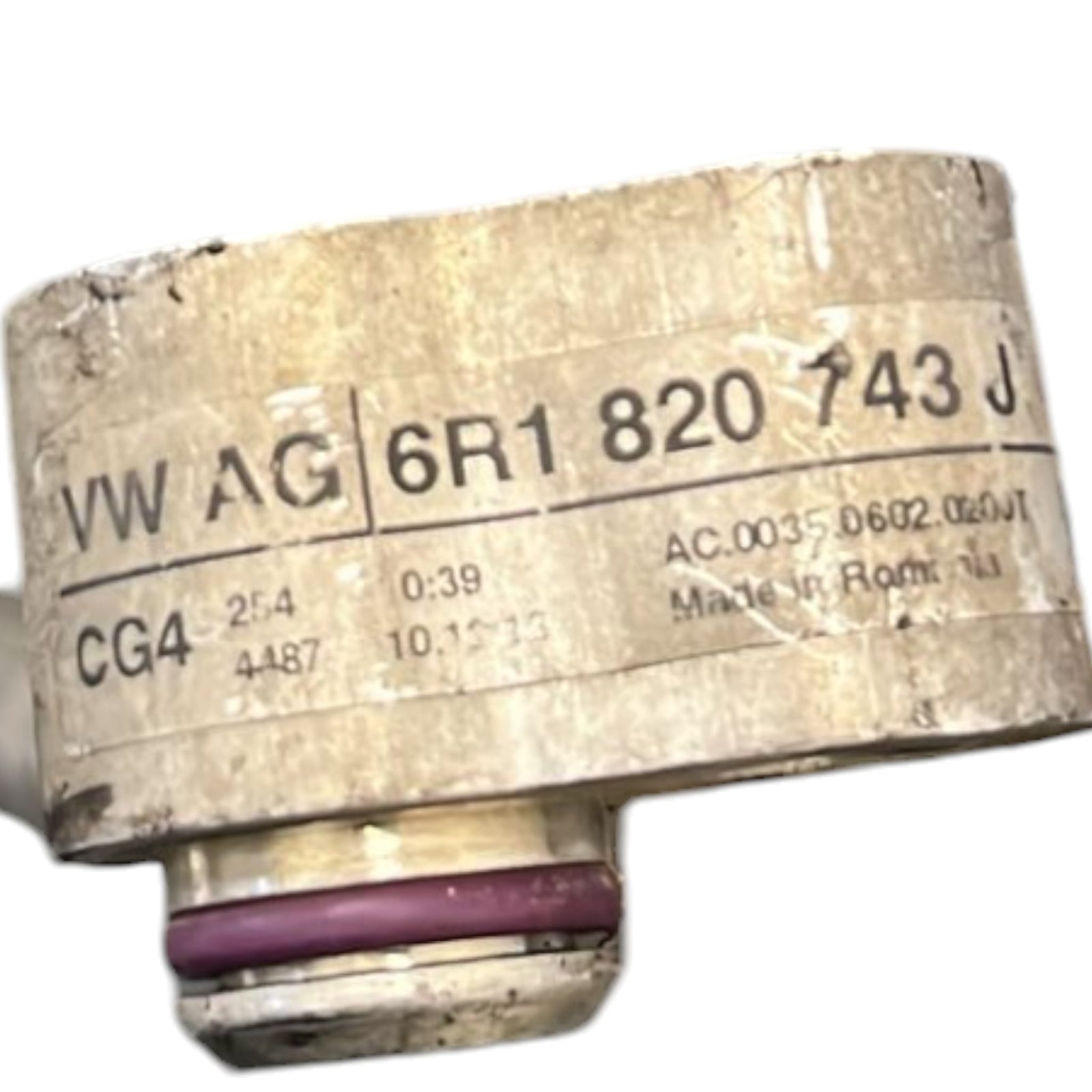 Air Conditioning Tube Volkswagen Polo (6R) code: 6R1820743J 1.6 Diesel (2009 > 2017) - F&P CRASH SRLS - Used Spare Parts