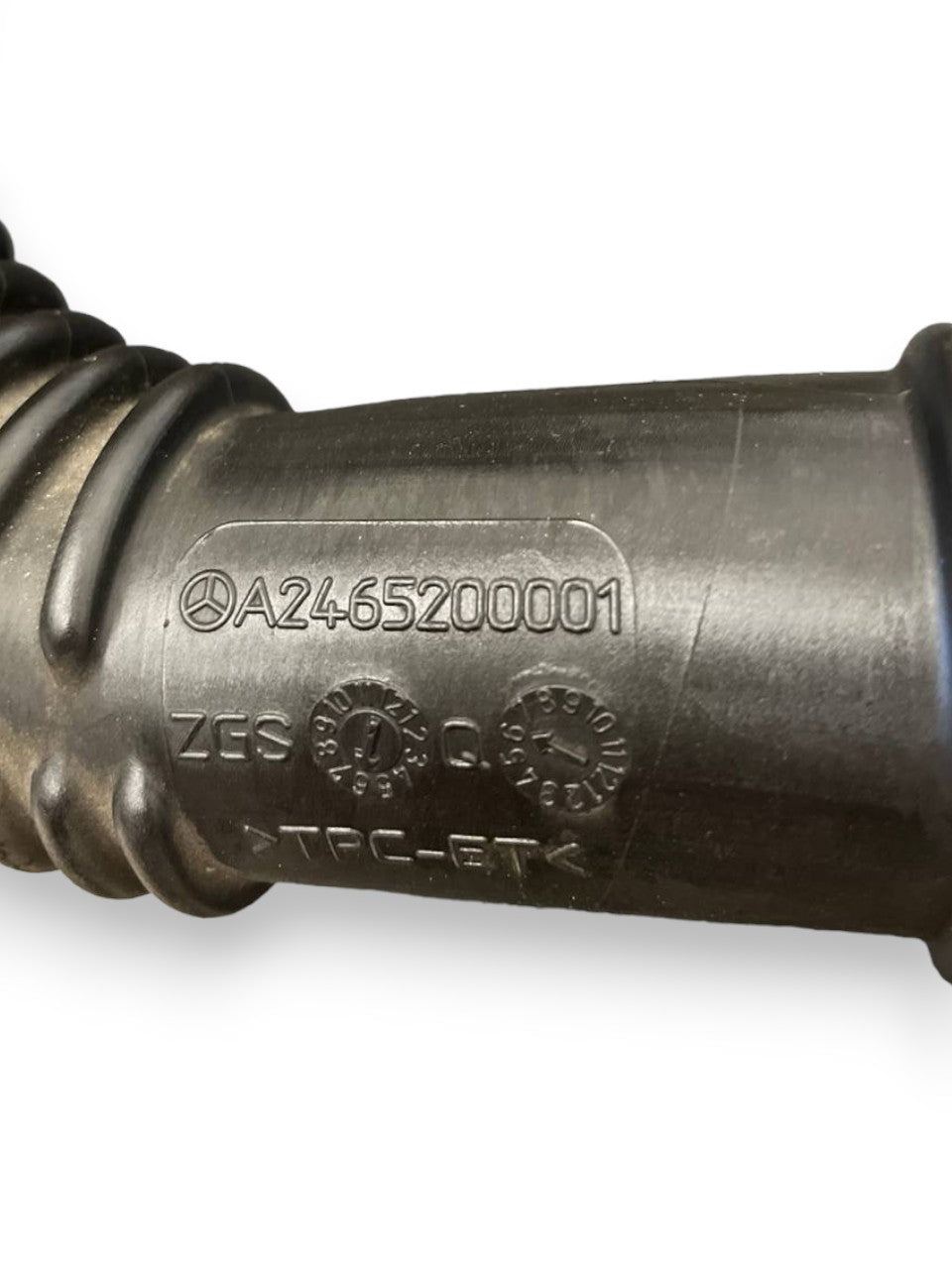Intercooler Pipe / Hose Mercedes - Benz Class A W176 / Mercedes - Benz Class B W246 / Mercedes - Benz Cla W117 / Mercedes - Benz Gla X156 2.0 Petrol (2012 to 2018) code: A2465200001 / 1051496S02 - F&P CRASH SRLS - Used Parts