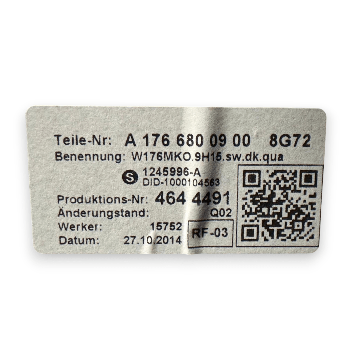 Tunnel centrale + bracciolo Mercedes - Benz Classe A (W176) cod.A1766800900 (2012 - 2018) - F&P CRASH SRL - Ricambi Usati
