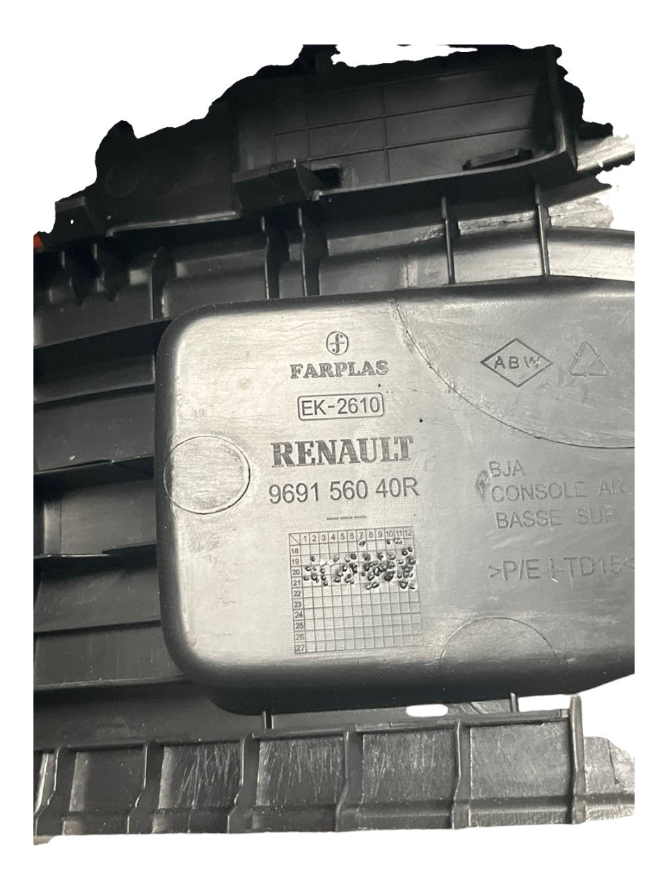 Tunnel Centrale Renault Clio V ( 2019 - >) cod.969156040R - F&P CRASH SRLS - Ricambi Usati