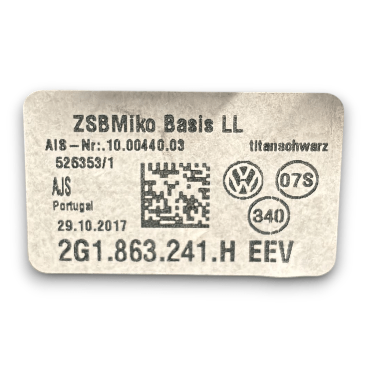 Tunnel centrale volkswagen polo aw1 cod:2g1863241h (2017 - ) - F&P CRASH SRL - Ricambi Usati
