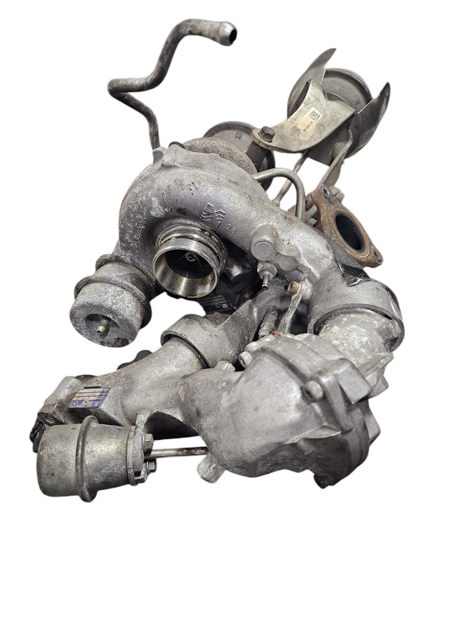 Turbina / Gruppo Bi - Turbo Mercedes GLK X204 2.2 Diesel Cod:A6510902880 / A6510904180002 (2008 - 2015) - F&P CRASH SRLS - Ricambi Usati