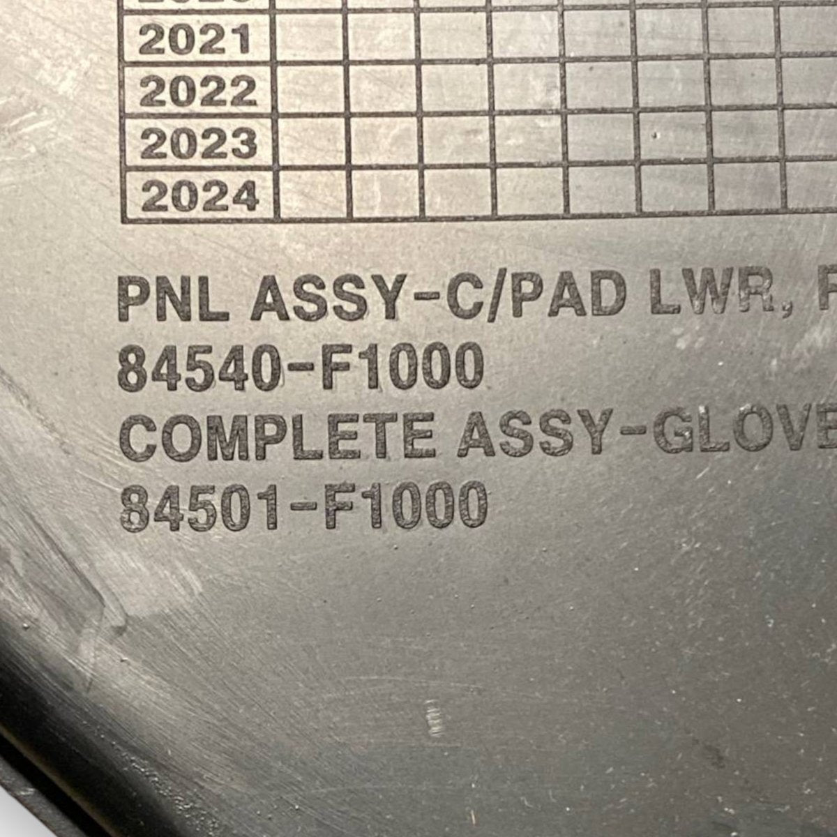 Vano / cassetto portaoggetti kia sportage ql Cod: 84501 - f1000 (2016 - 2021) - F&P CRASH SRLS - Ricambi Usati