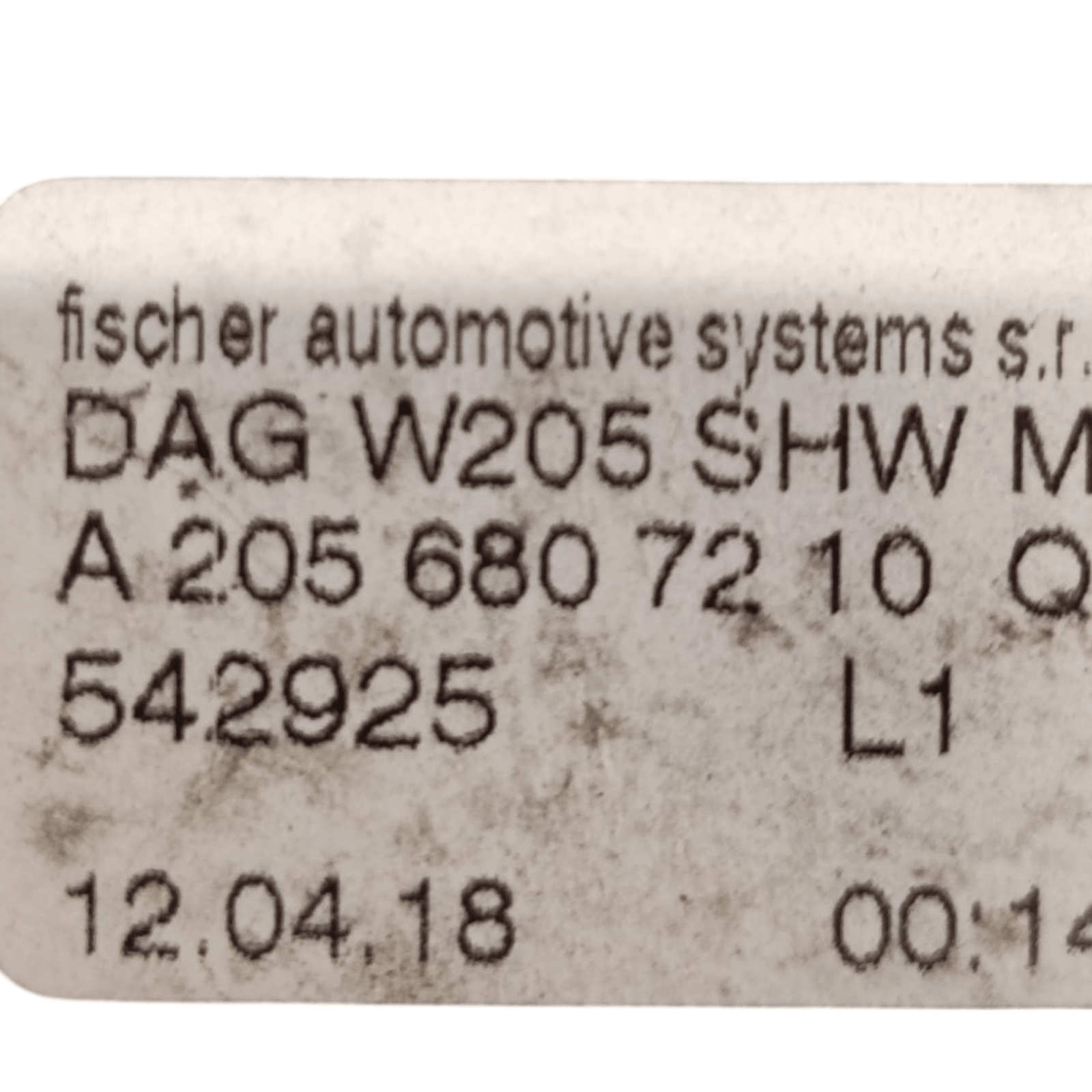 Central Storage Compartment Mercedes GLC X253 COD: A2056807210 (2015 - 2022) - F&P CRASH SRLS - Used Spare Parts
