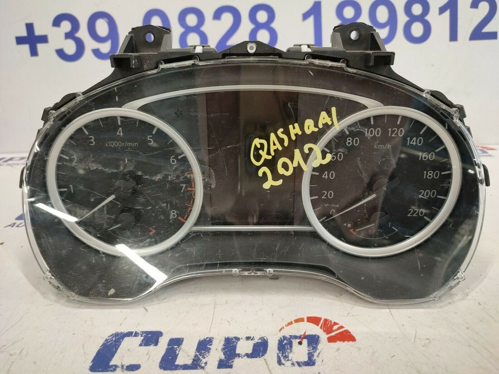 Watch Panel Tools Gasoline Nissan Qashqai 2012 - F&P CRASH SRLS - Used Parts