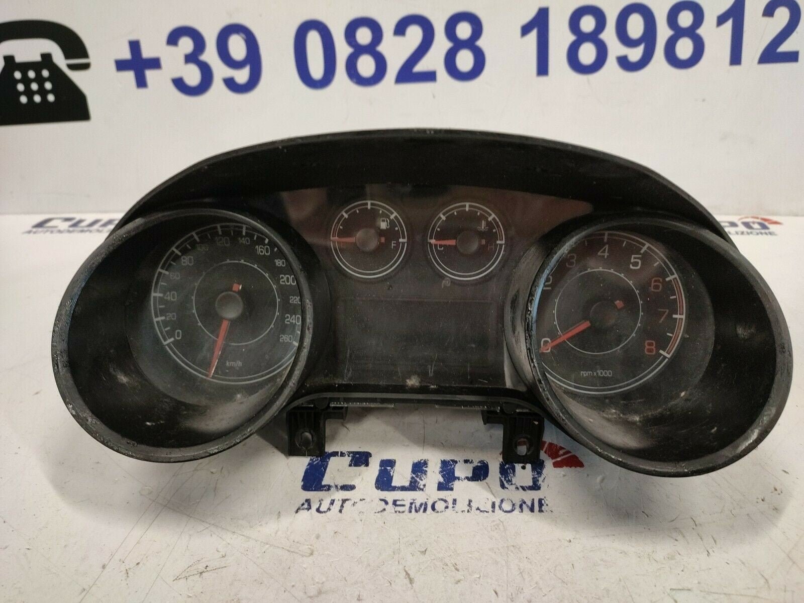 Watch Panel Instruments Speedometer Fiat Bravo 1.4 B 6M 88Kw 2008 5550019804 - F&P CRASH SRLS - Used Parts